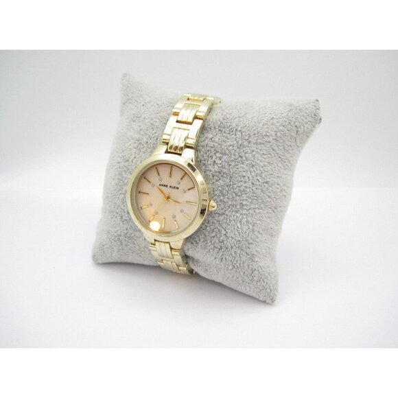 Women Anne Klein Quartz WR Analog 31mm Dial Causal Round Bracelet Watch (G466) - Picture 4 of 9